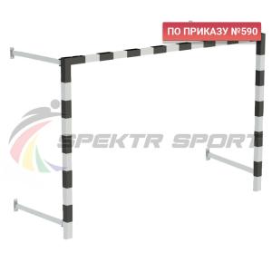Купить Ворота мини-футбольные складные без сетки 2х3х0,5 м. (к-кт) в Багратионовске 